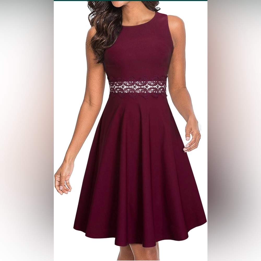 Maroon cocktail Dress